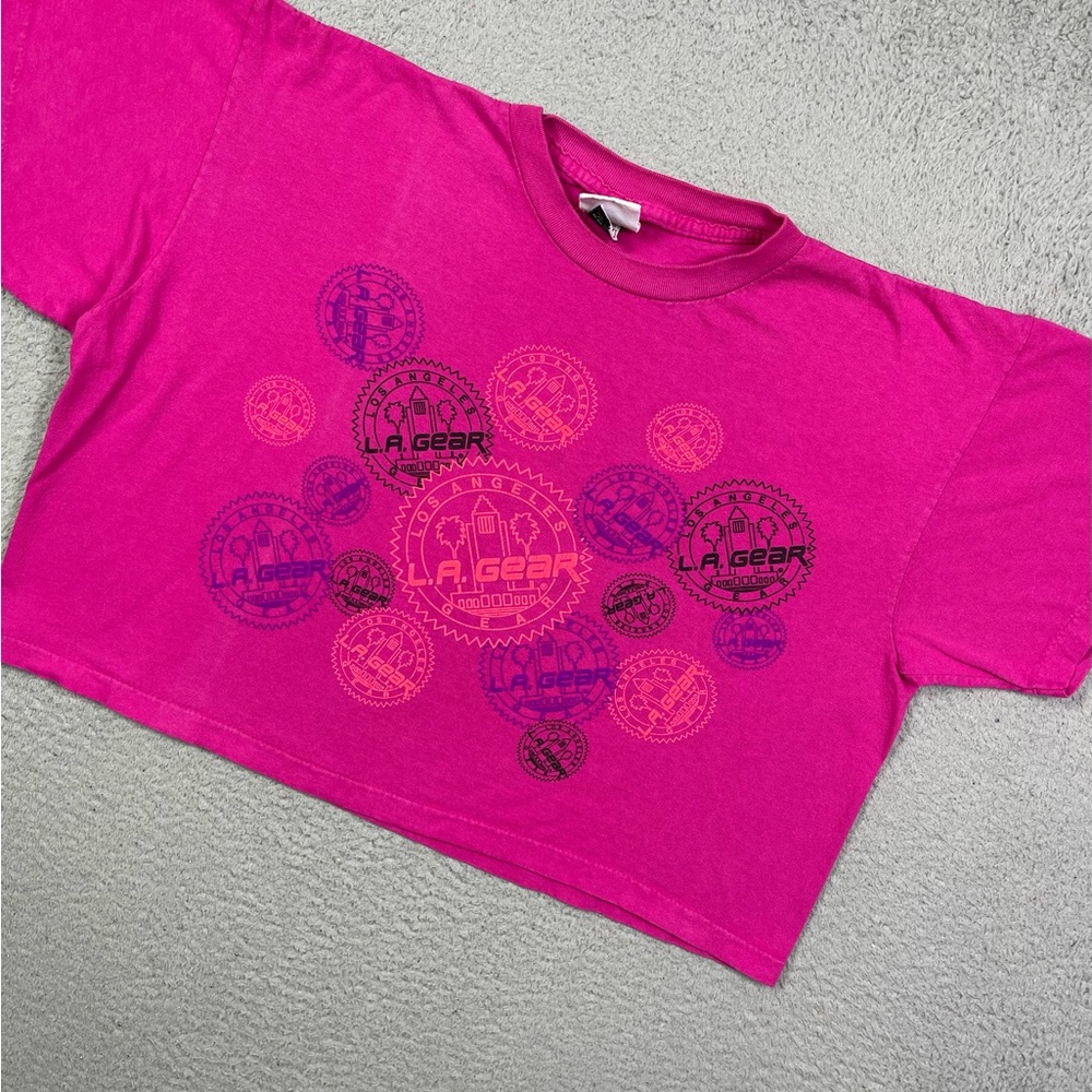 Vintage 90s L.A. Gear crop top shirt